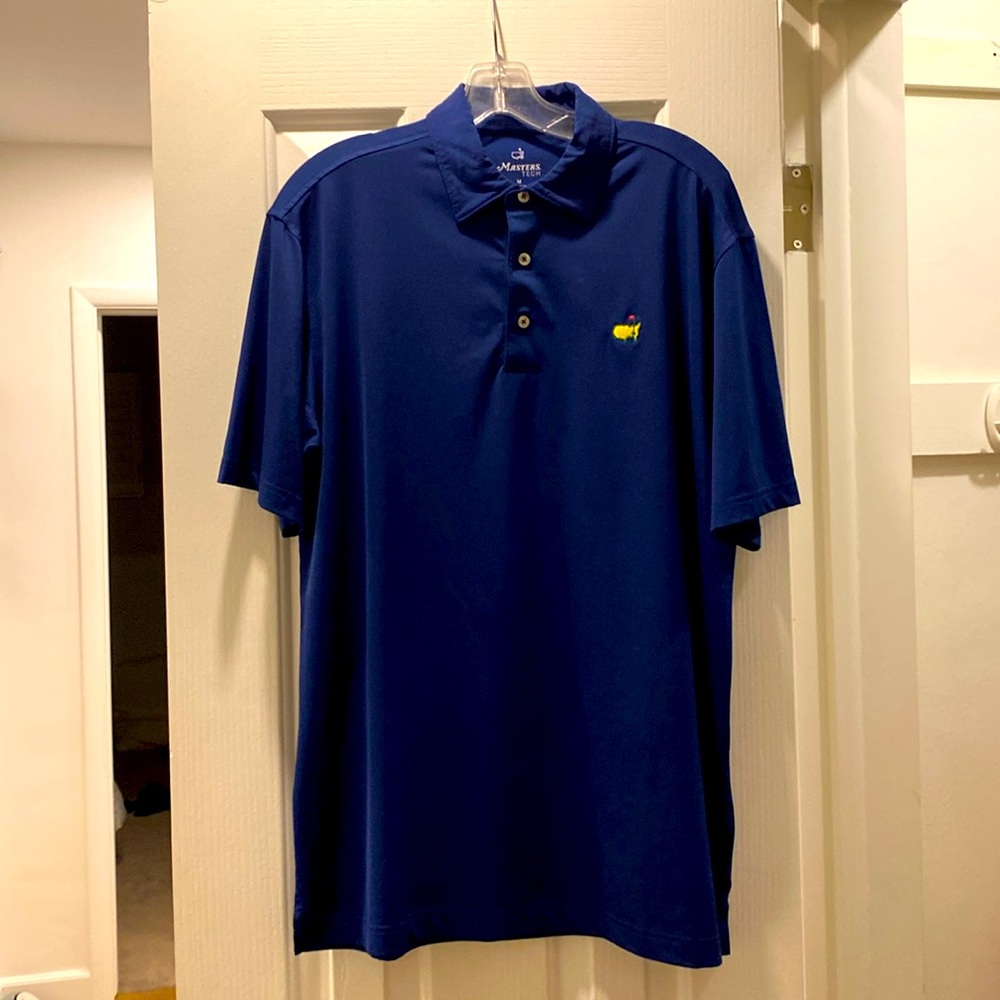 Men’s Masters Tech Navy Polo, brand new, size m